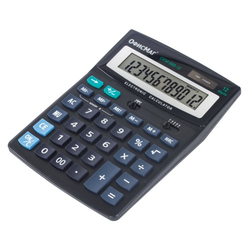 Калькулятор настольный Офисмаг OFM-888-12 12 разрядов 250224 фото 10